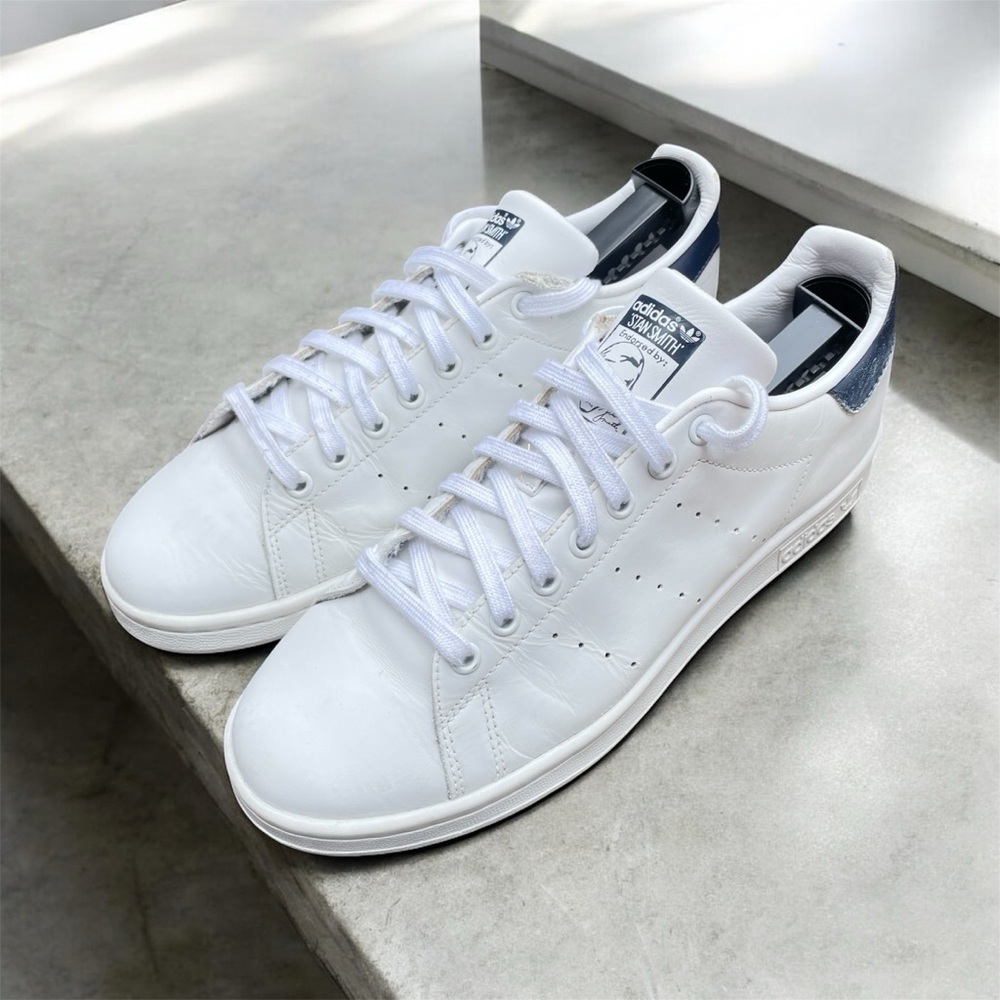 Adidas Stan Smith White Black Size US 9.5 Men/ US 11 Women Shoes EUR 43